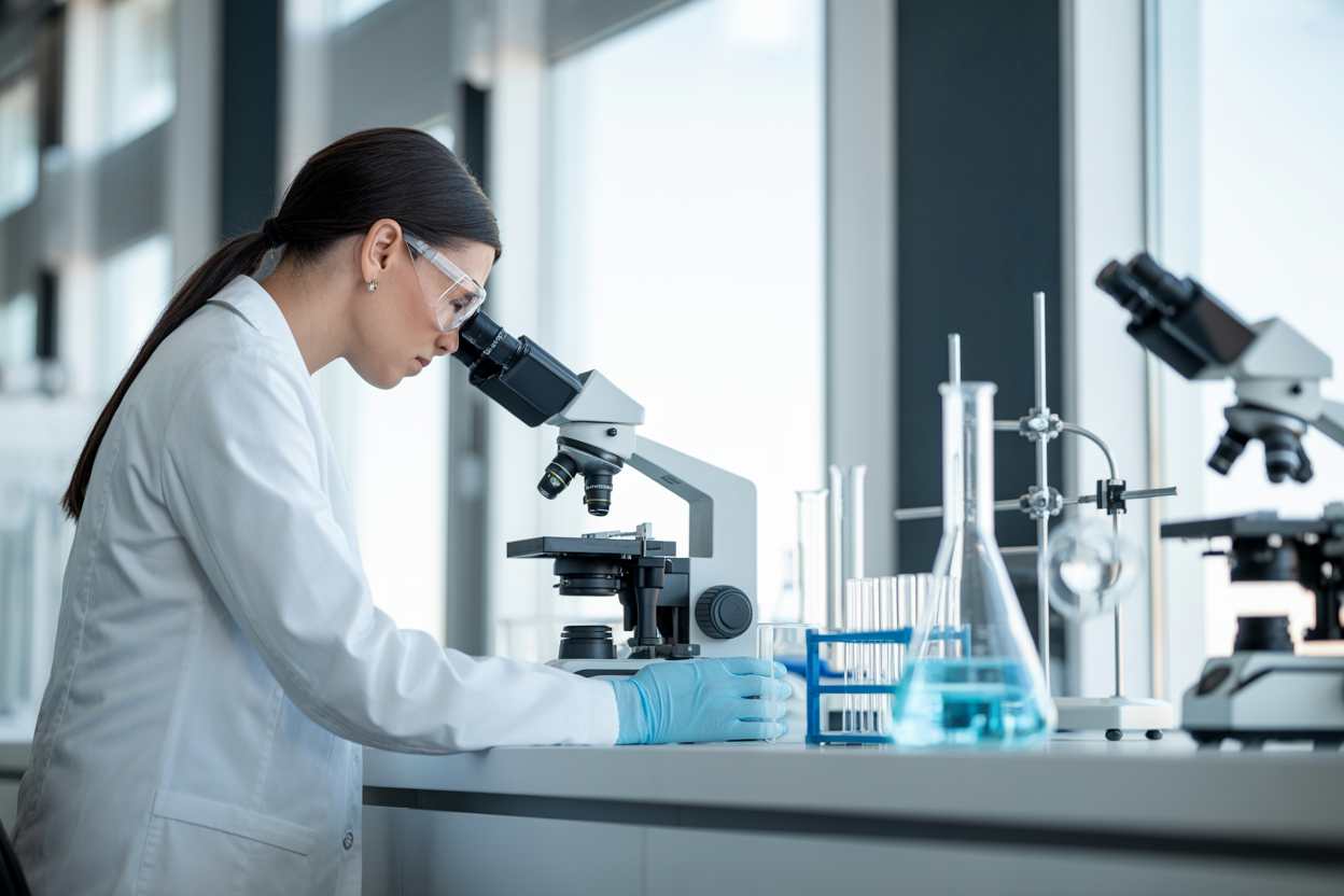 Scientific research laboratory representing NRF2 pathway science